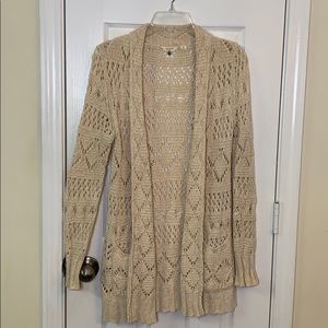Lucky Brand mid thigh cardigan